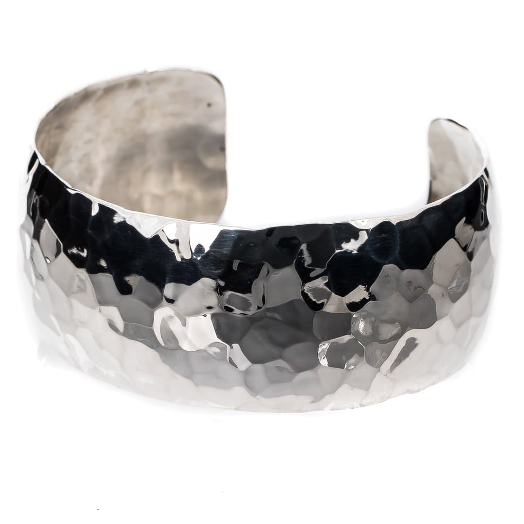 Turquoise Skies Tskies Sterling Silver Hammered Cuff Bracelet