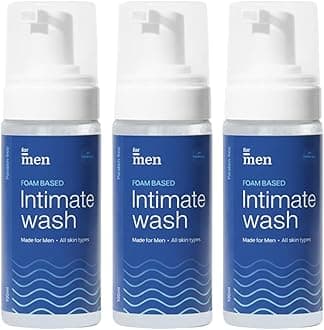ForMen Intimate Wash for Men | pH Balanced Foam Based | Intimate Hygiene Wash | Anti Bacterial, Anti Fungal Sulphate & Paraben Free | with Aloe Vera and Tea Tree Oil (Pack of 3)
