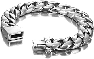 Men’s Stainless Steel Heavy Link Bracelet Collection – 8.3–8.4" Length, Power Chain, Scratch‑Resistant, Gift Box