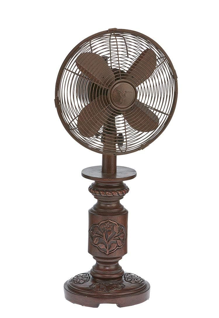 DecoBREEZE Oscillating Table Fan 3 Speed Air Circulator Fan, 10 In, Mila