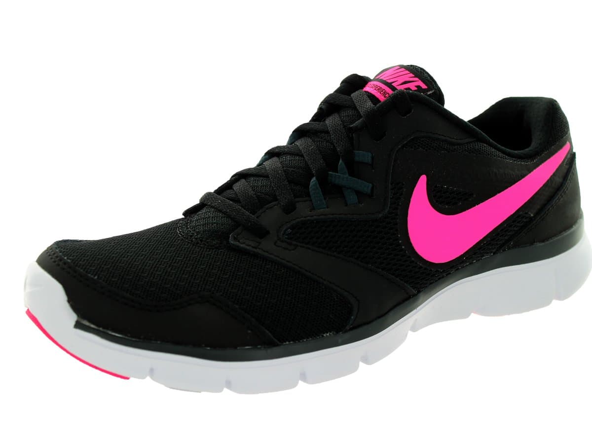 Nike Women's Flex Experience Rn 3 Black/Pink Pow/Clssc CHRCL/Wht Running Shoe 8 Women US