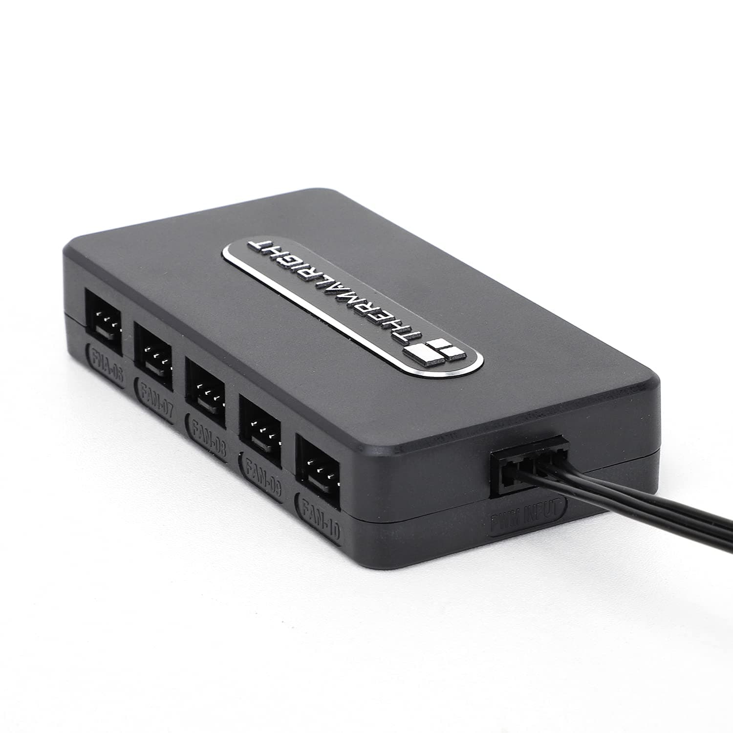 Integrated 10-Port 4 Pin PC Fan Controller Hub, 12V Support for up to 10 Fans, SATA Power Cord Direct Input