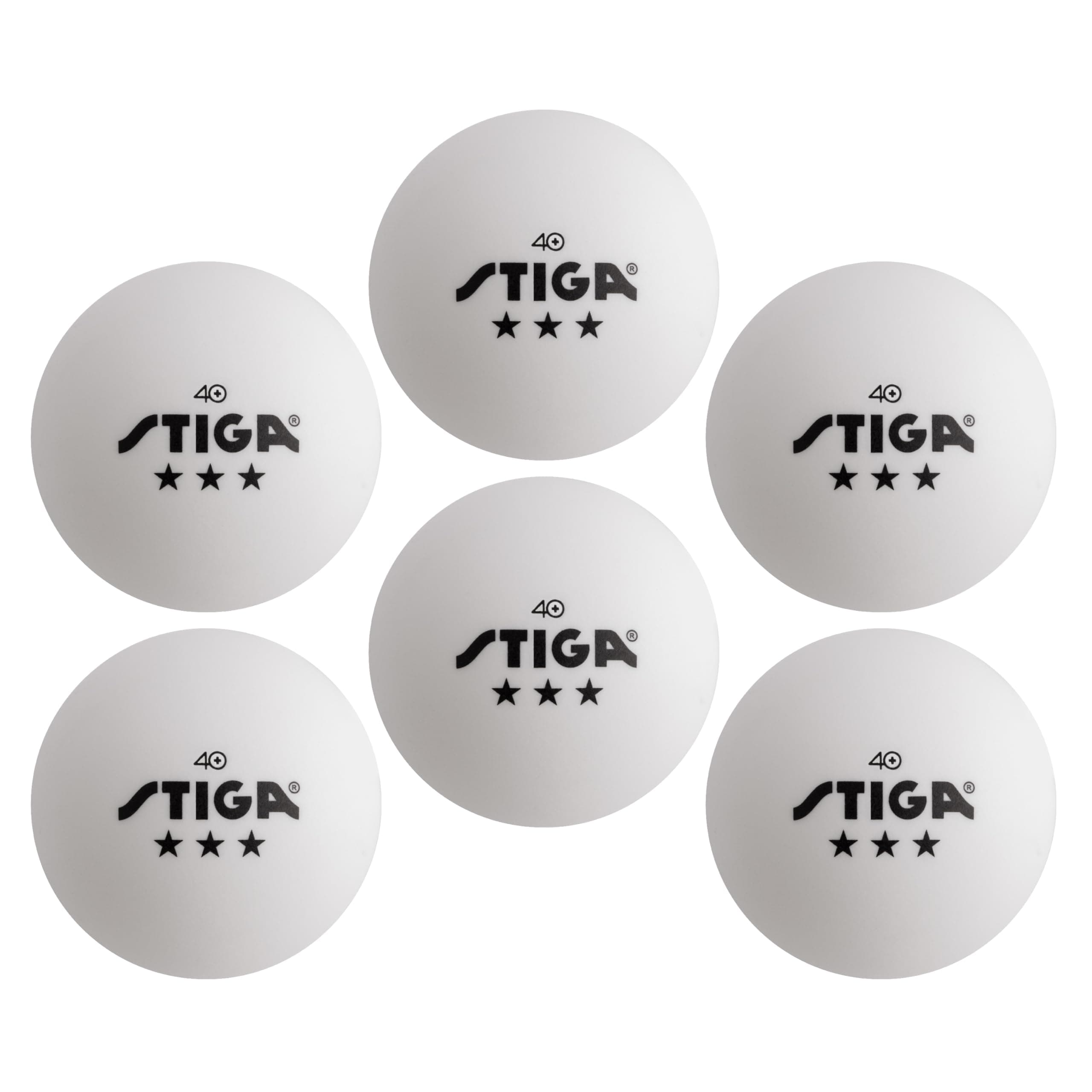 Stiga 3-Star Table Tennis Balls
