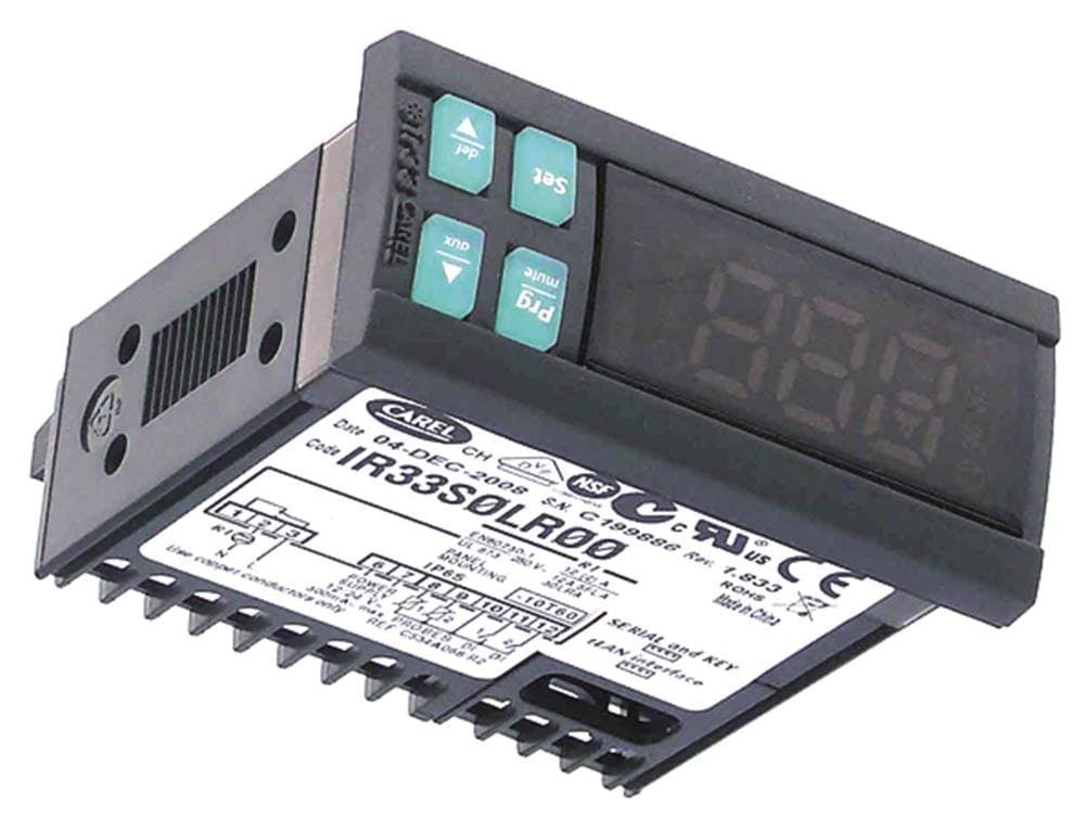 IR33S0LR00 Electronic Regulator 12/24V AC/DC for NTC -50 up to +150°C Dimensions 71x29mm Display 31/2-Digit Installation Dimensions 71x29mm NTC