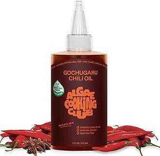 Gochugaru Chili Oil – Mild Heat & Smoky Depth with Star Anise, Caraway & Sichuan Pepper – Infused with High-Oleic Algae Oils – Seed-Free Oil