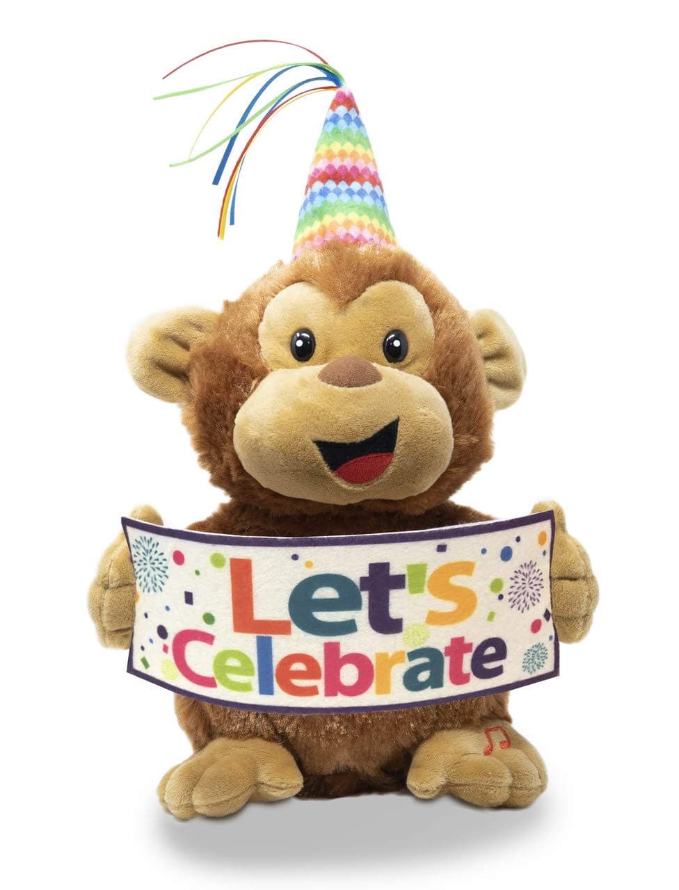 Cuddle Barn 11 Plush Monkey Hooray Harry Dances with Celebrate Song