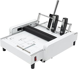 2 in 1 Paper Folding & Binding Machine A3 Booklet Maker MAX 11.7"×16.5" Paper Binder Stapler Machine 200-300 Books/Hr Booklet Maker for Offices, Schools
