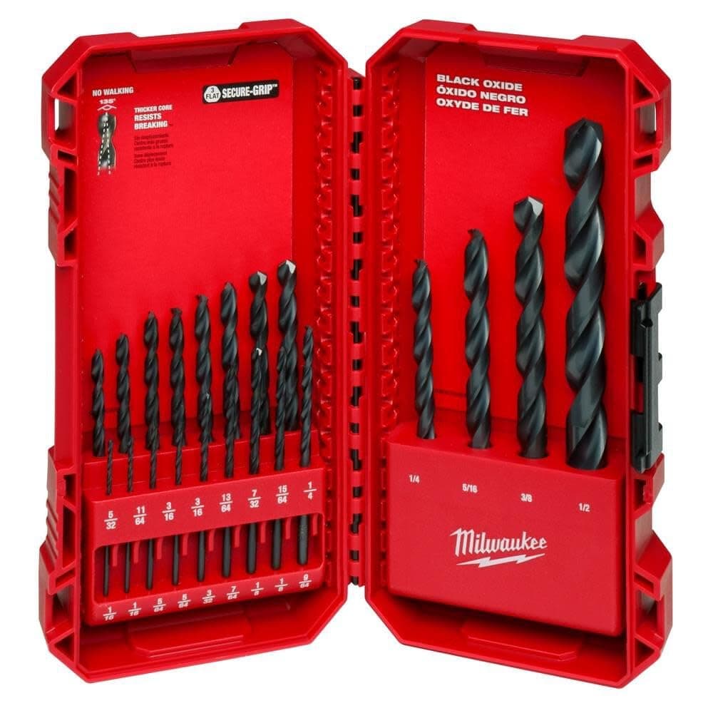 48-89-2801 21-Piece Thunderbolt Black Oxide Drill Bit Set