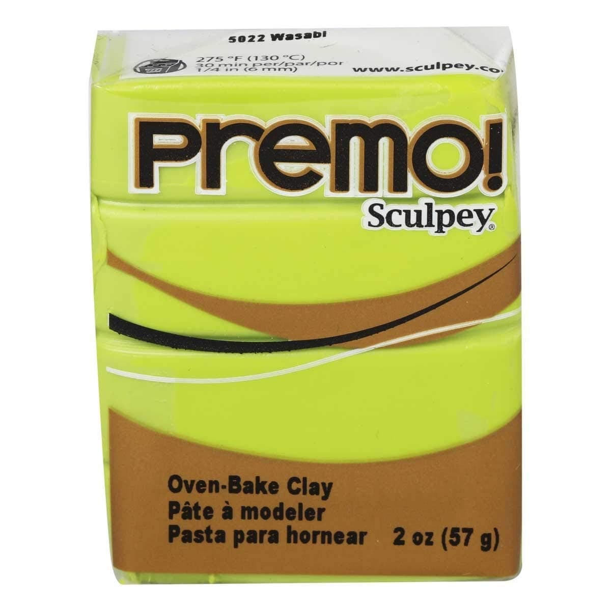 Premo Sculpey Oven Bake Clay - Wasabi