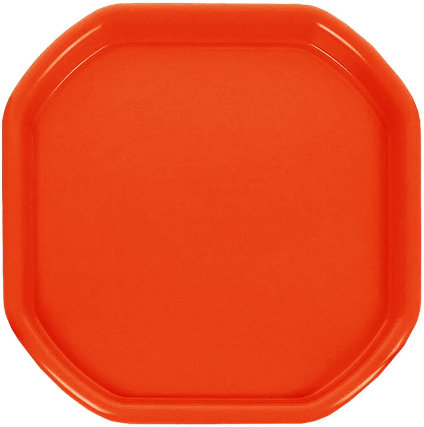 Small 70CM X70CM Durable Plastic Tuff Tray – Ideal for Mixing Cement, Sand, Plaster or Use in Messy Crafts, DIY Projects, and Outdoor Activities. (1, Orange)
