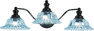 Blue and Black 3 Light Vanity Light Bathroom Vanity Light Fixture