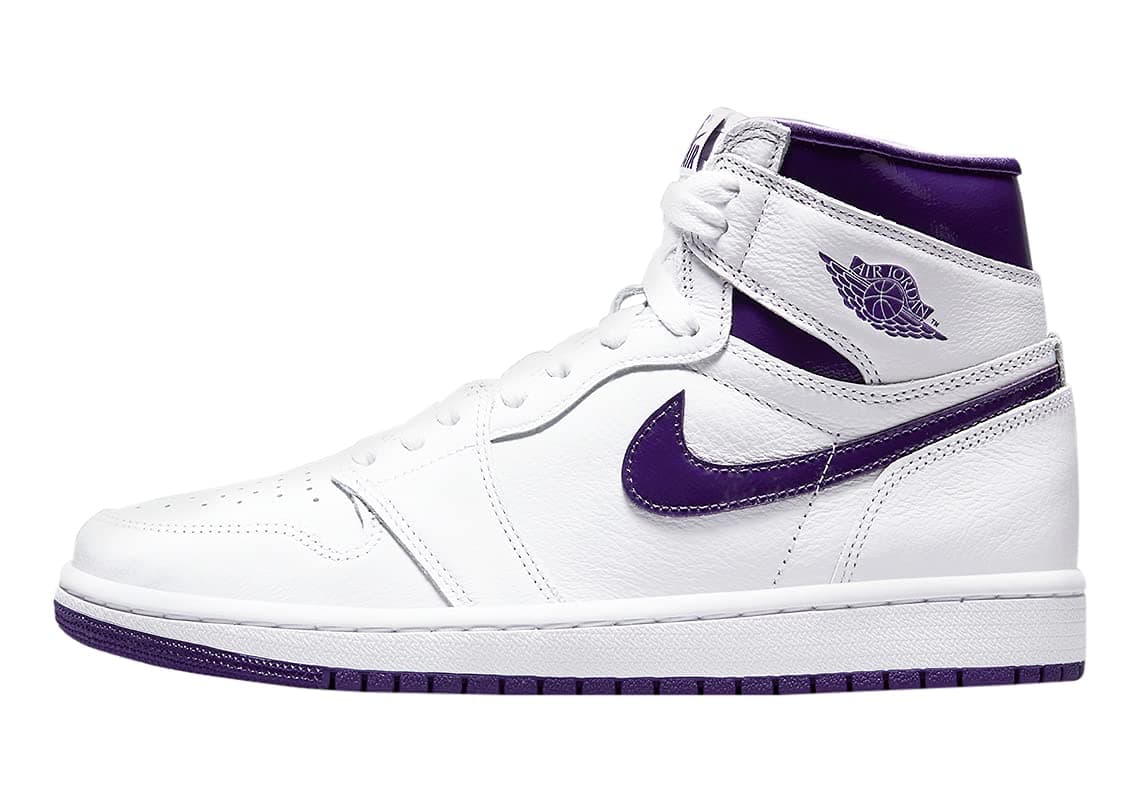 Women's Jordan 1 High OG Court Purple White/Court Purple (CD0461 151)