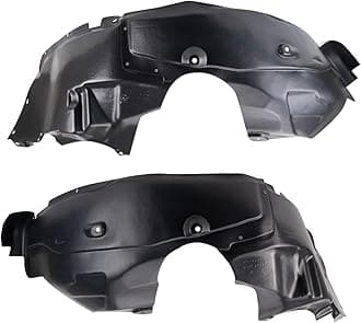 TRQ Inner Fender Liner Set Compatible with 2011-2014 Dodge Avenger CH1248159 CH1249159