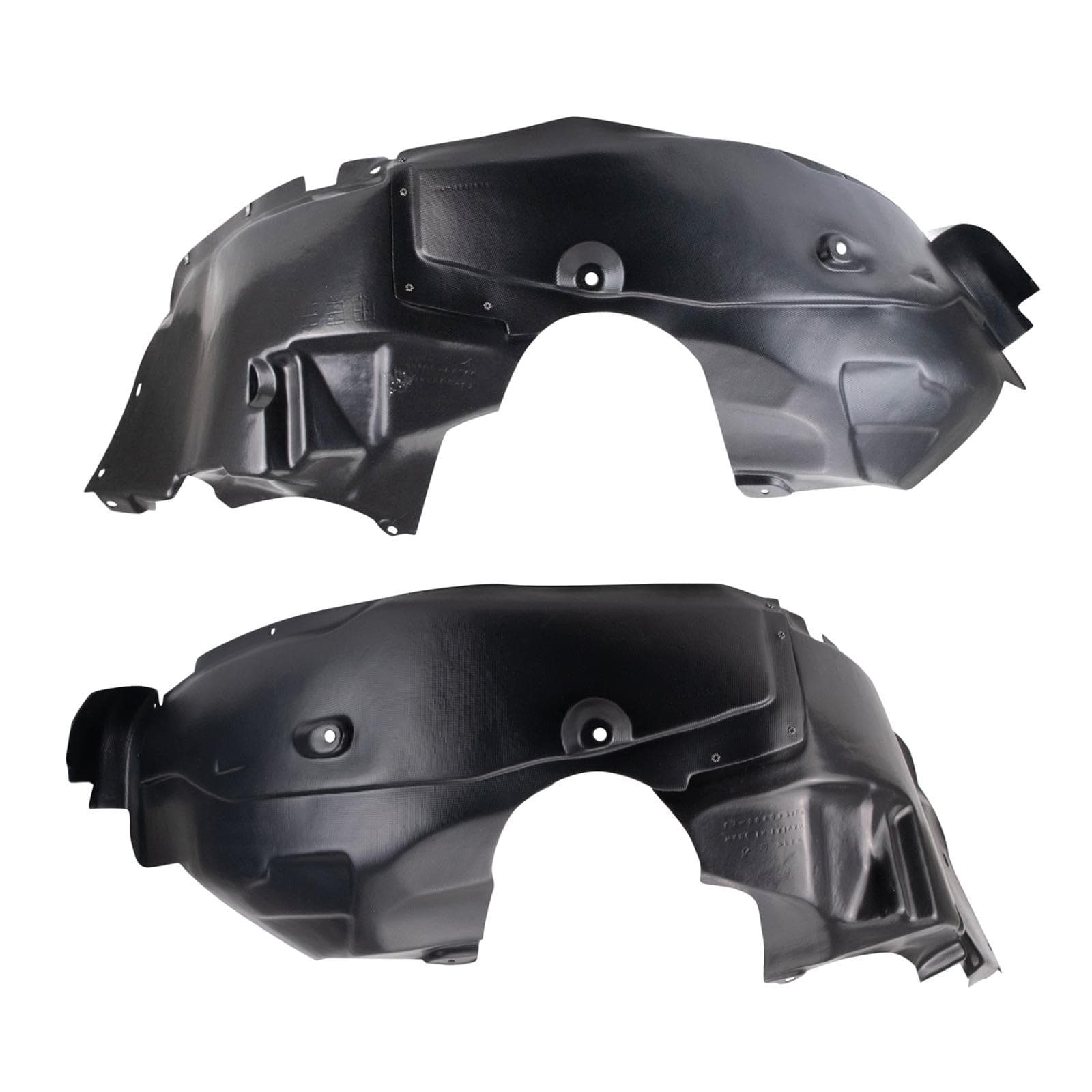 TRQ Inner Fender Liner Set Compatible with 2011-2014 Dodge Avenger CH1248159 CH1249159