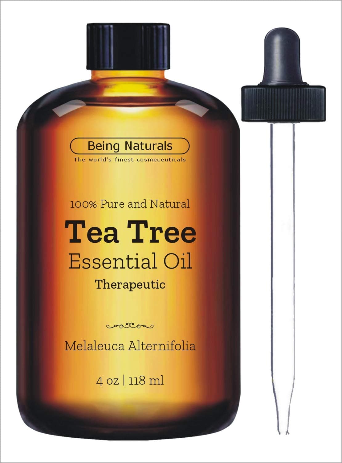 Therapeutic Tea Tree Essential Oil - Huge 4 OZ - 100% Pure & Natural – Premium Tea Tree Oil with Glass Dropper