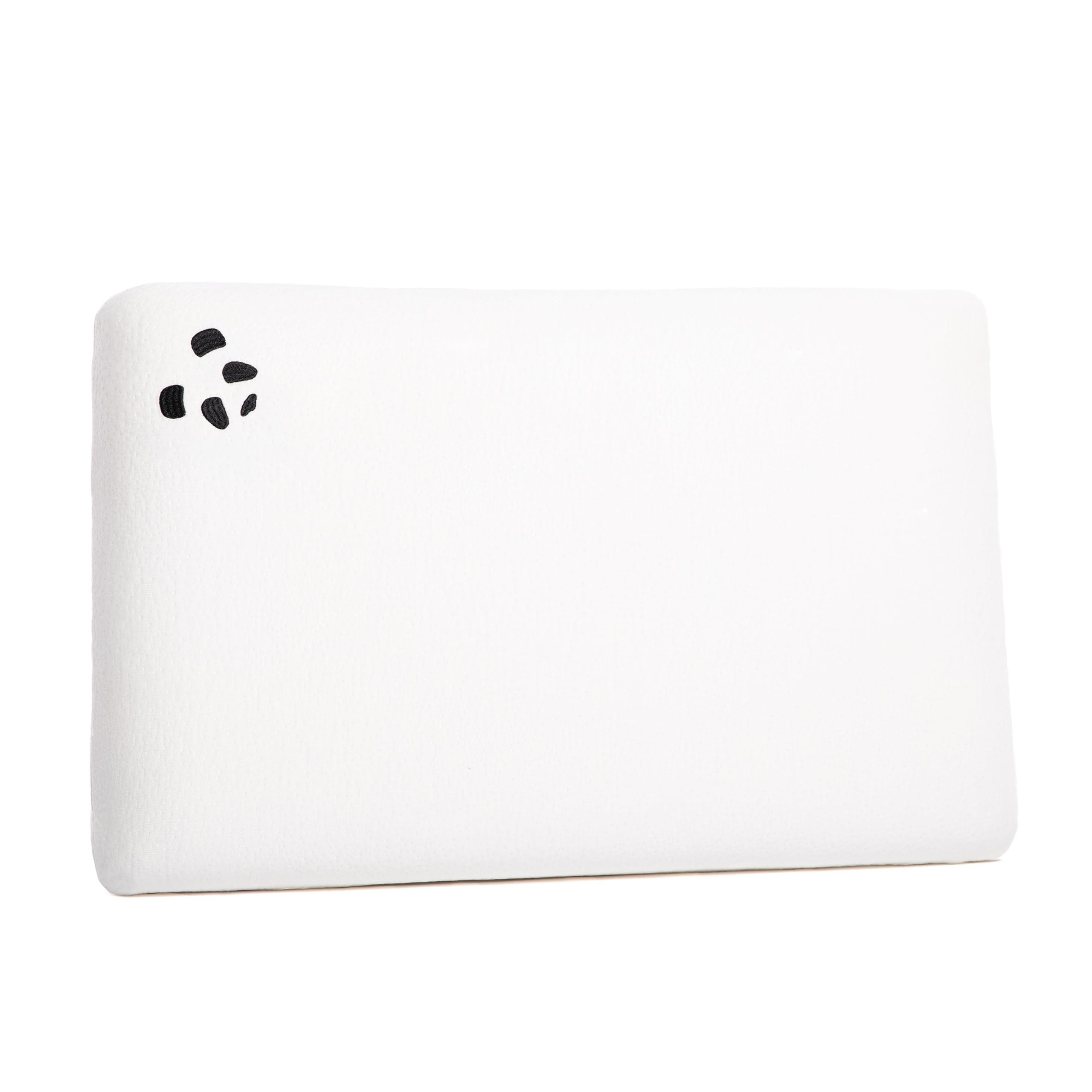 Panda Luxury Memory Foam Bamboo Pillow, 60 x 40 x 12cm - Hypoallergenic, Highly Breathable, Climate Control, Environmentally Friendly