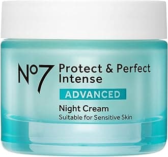 Protect & Perfect Intense Advanced Night Cream - Vitamin E & Shea Butter Face Cream - Fine Line Reducing Moisturizer with Collagen Peptide Technology (1.69 fl oz)
