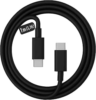 25W Super Fast Type C to USB C Tablet Charger Cable Compatible for Samsung Galaxy Tablets A9+/A9/A9 Plus, A8, A7 lite S10 fe+/S10 fe/S10/S9, Tab Wire Support C to C 25 w Charging Adapter Cord, Black