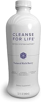 - Isagenix Cleanse for Life - Detox Cleanse Drink with Vitamin B12, Niacin and Vitamin B6 for Overall Wellness - 32-Ounce Bottle (Natural Rich Berry Flavor), Packaging May Vary