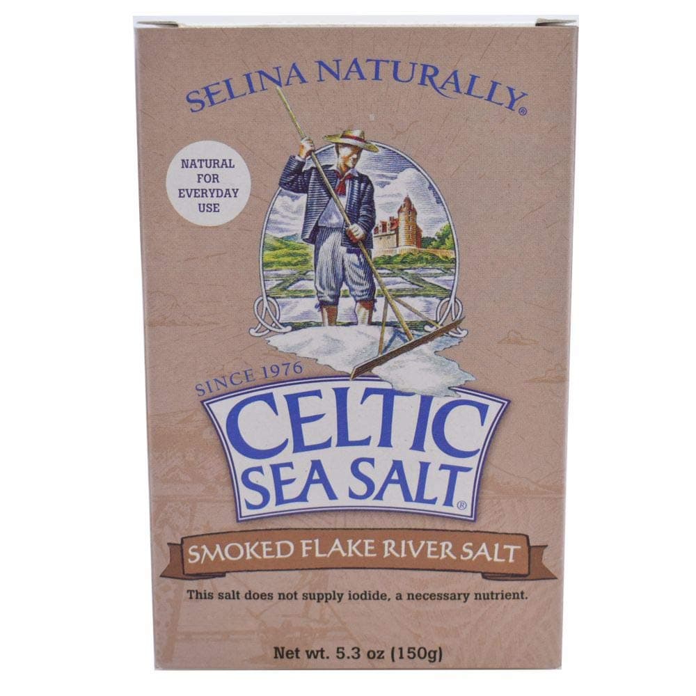 Celtic Sea Salt SMOKED FLAKE RIVER SALT 300 GR