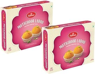 Haldiram's Motichoor Ladoo (200 gram x 2) | Laddu Sweets | Great Sweets Gift ...