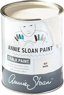 Annie Sloan Chalk Paint® (Old White, 1 Litre/33.8 Fl Oz) a unique decorative paint for furniture, cabinets and home décor with no sanding or priming