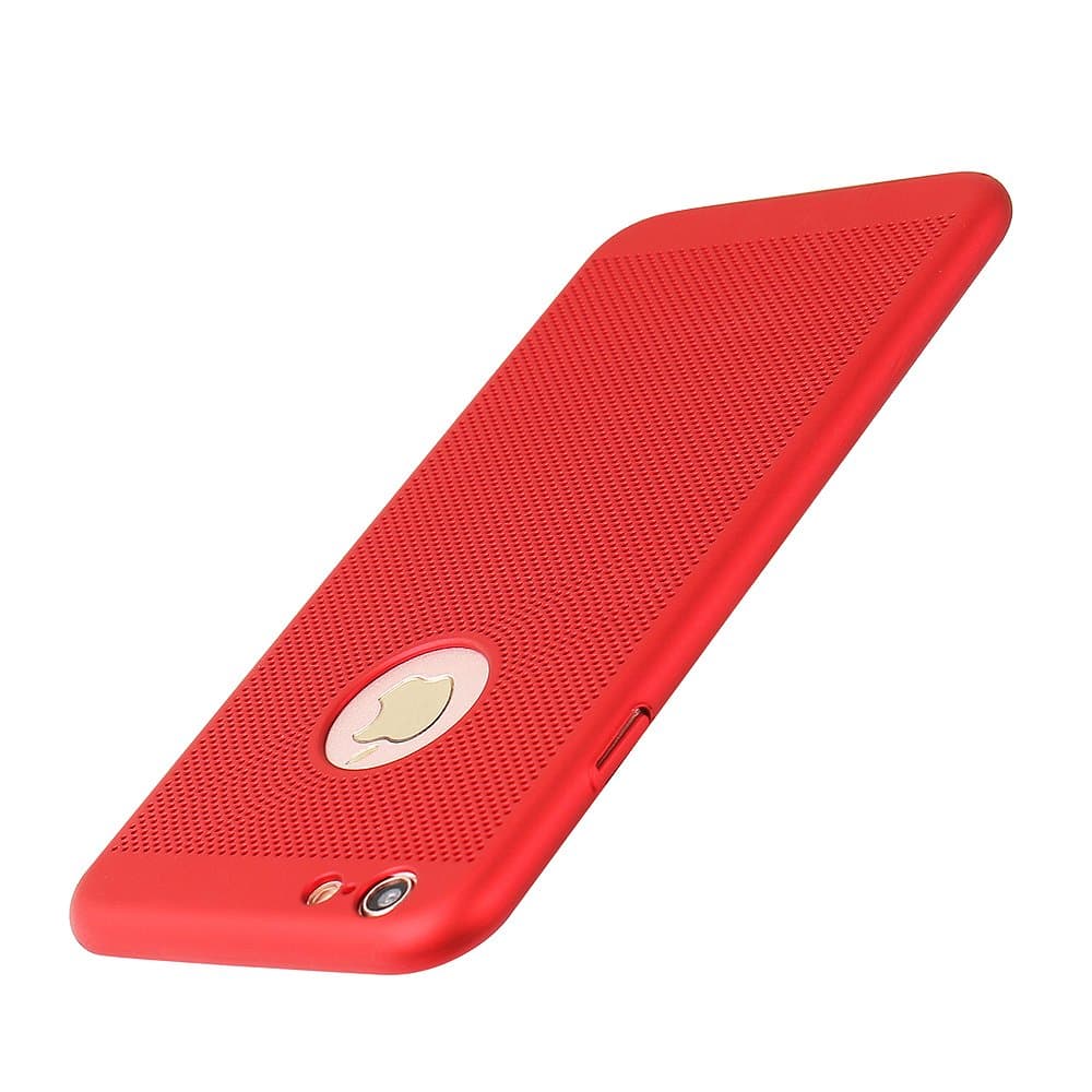 Ausche iPhone 6s Case iPhone 6 Protective Cover Heat Dissipation Hollow Design Ultra-Thin Ultra-Light Anti-Fingerprint(4.7inch Red)