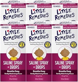 Little Remedies Little Noses Saline Spray/Drops - 1 oz - 6 ct