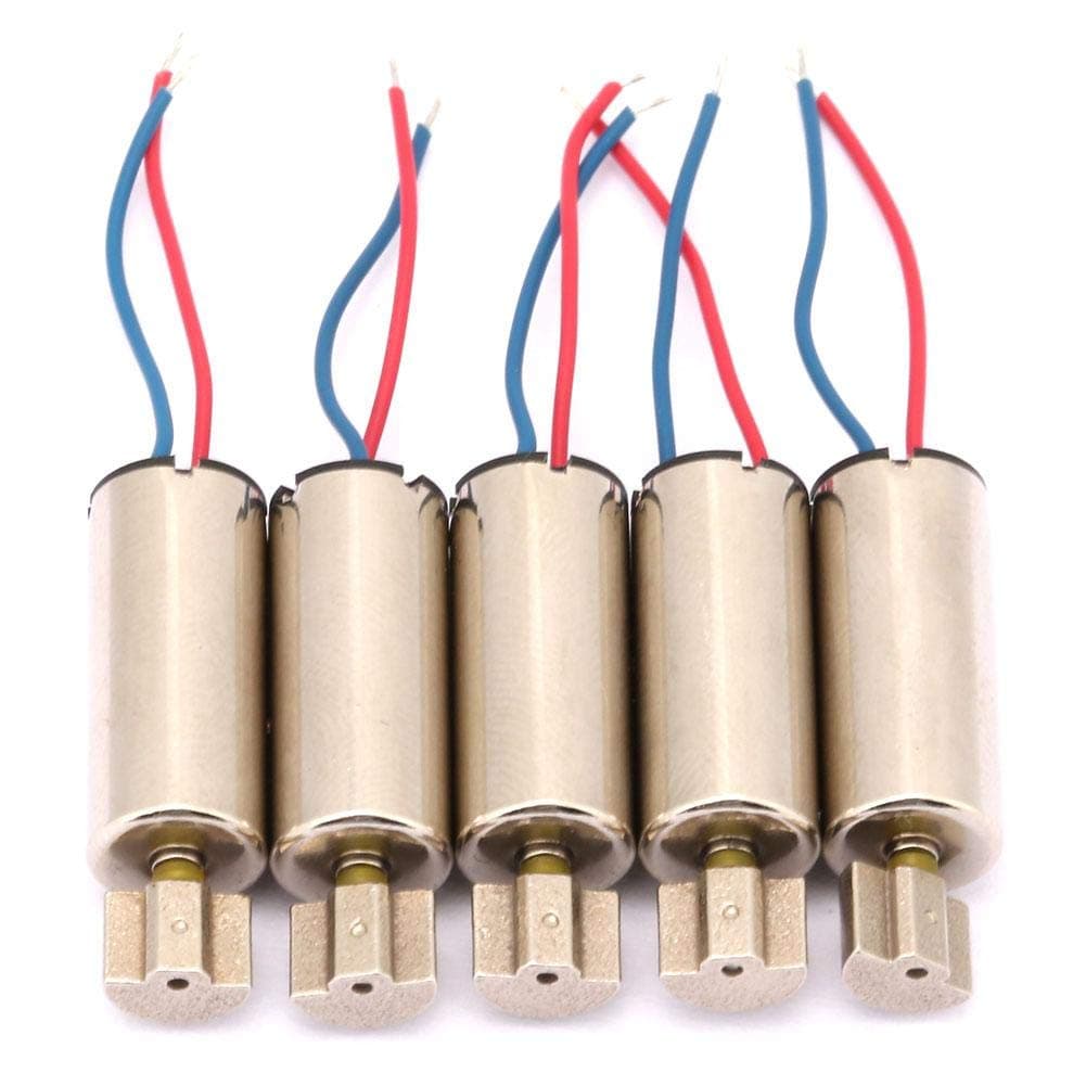 KPD7C-0716 Coreless Vibration Motor, 5Pcs 7500rpm Strong Vibration Micro Coreless Vibrating Motor for Smart Bracelet Toy