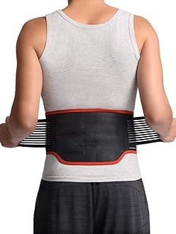 MAXAR Bio-Magnetic Back Brace for Lower Back Pain Women and Men - Lumbar Support Brace W/ 34 Powerful Magnets & Far Infrared Technology - Lower Back Support for Sciatica, Herniated Disc, Scoliosis