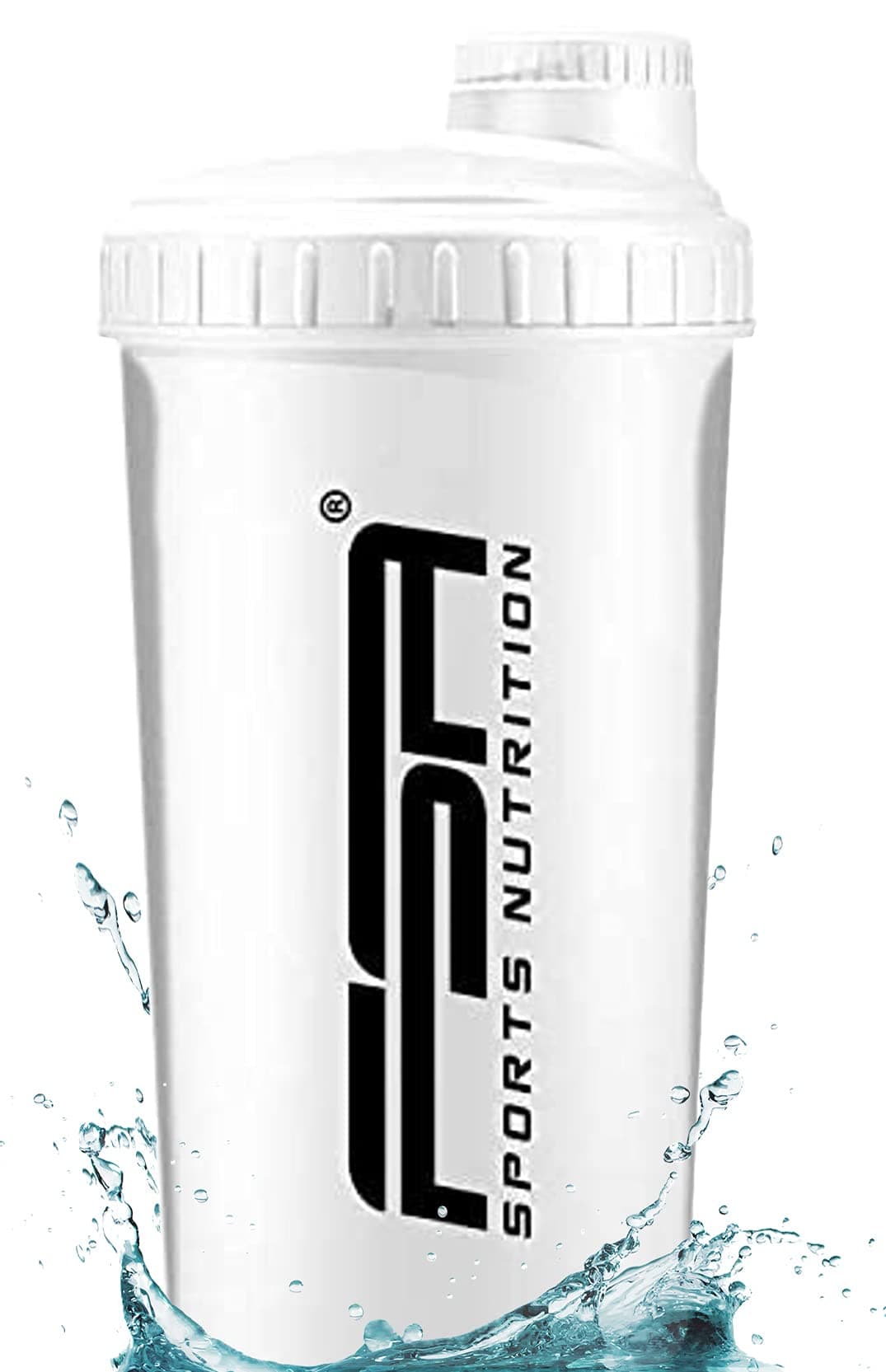 Protein Shaker 700 ml with measuring scale and screw cap for diet and protein shakes, BPA-free, from the Professional sports brand FSA Nutrition