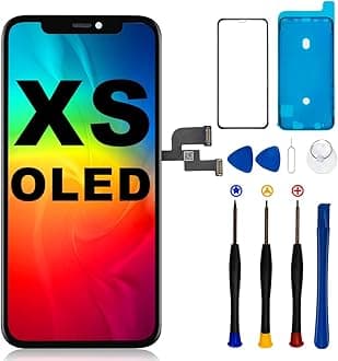 for iPhone Xs OLED Screen Replacement 5.8 inch,3D Touch Screen Display Digitizer Repair Kit Assembly with Complete Repair Tools for A1920/A2097/A2098/A2099/A2100