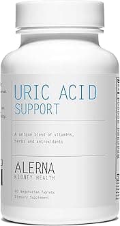 Uric Acid Support Dietary Supplement – Tart Cherry, Celery Extract, Turmeric & Quercetin – Joint Comfort Supplement with Antioxidant Support – 60 Vegetarian Tablets