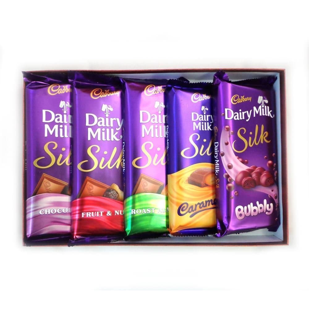 Cadbury Dairy Milk Silk Combo - Pack of 5 270 Grams