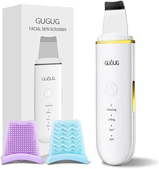 GUGUG Skin Scrubber - Skin Spatula, Blackhead Remover Pore Cleaner,Facial Scrubber Spatula, Comedones Extractor for Facial Deep Cleansing