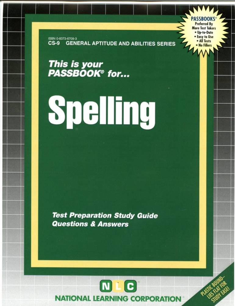 CIVIL SERVICE SPELLING (General Aptitude and Abilities Series) (Passbooks) None Edition