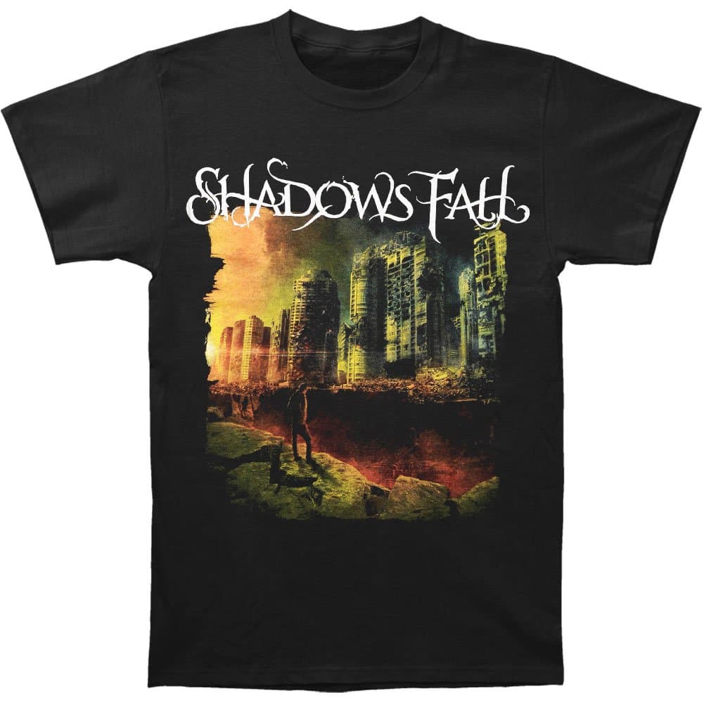 Shadows Fall Men's Fire from The Sky T-Shirt Small Black