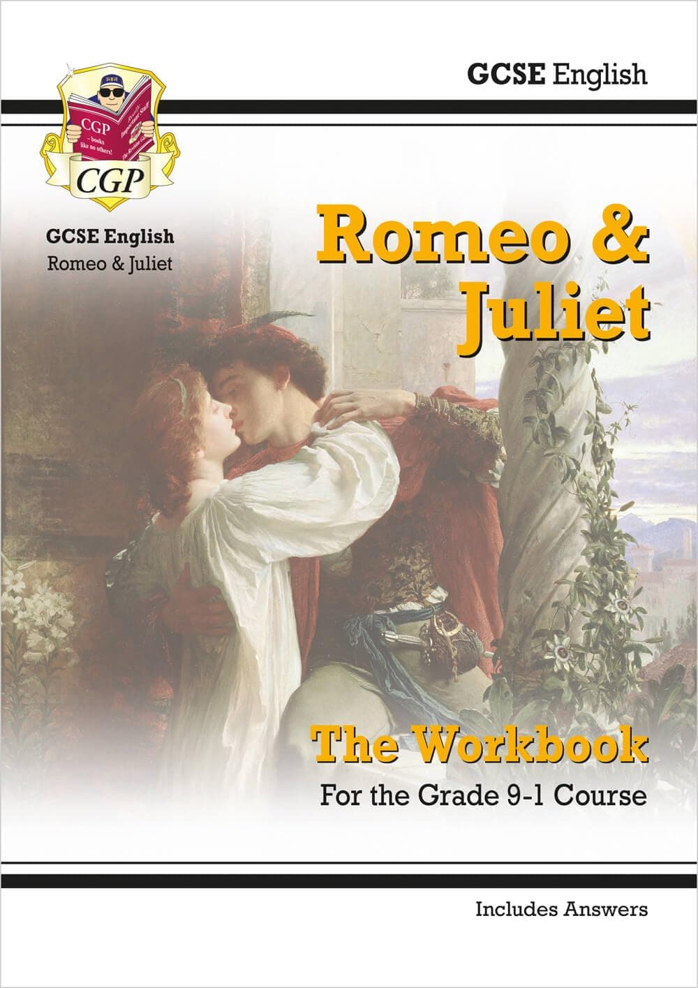 Coordination Group Publications Ltd (CGP) Grade 9-1 GCSE English Shakespeare - Romeo & Juliet Workbook (includes Answers)
