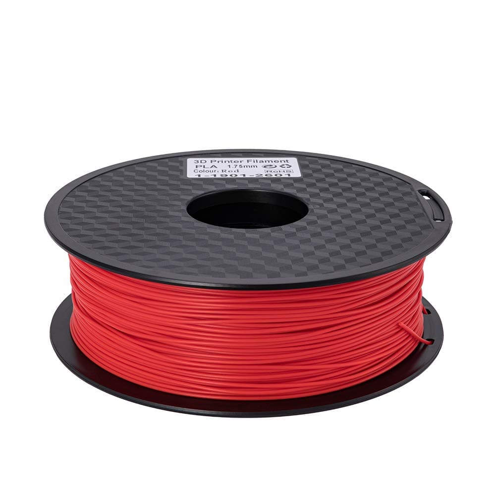 Creality3D PLA Filament 1.75mm 1KG Spool, Dimensional Accuracy +/- 0.02mm, 3D Printing Filament for 3D Printers - Red