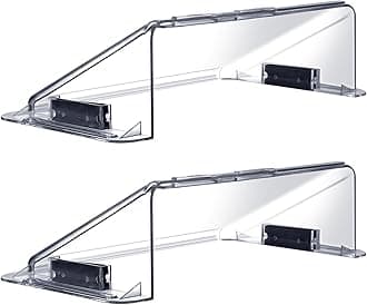 Adjustable Air Vent Deflector for AC,Ceiling, Wall, Floor, 9” to 14” Wide, Baseboard - Magnetic, Heat & Wind Blocker,Vent Covers for Central Conditioner, Heating, Refrigeration, Builder,2 Pack