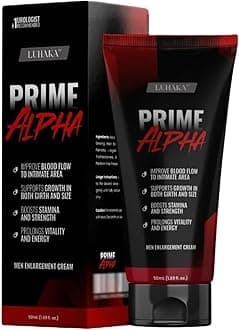 Prime Alpha Men Max Cream, Male Enlargement Massage Cream, Upgraded Enlargement - 50ml (1PC)