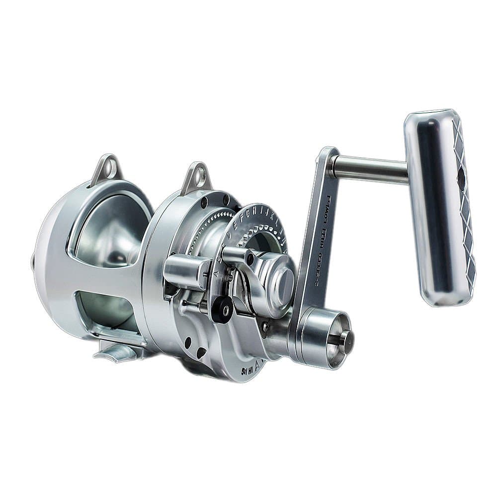Platinum TwinDrag ATD 80W Reel - Silver - Right Handed