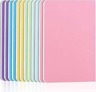 ZCZN A5 Lined Notebooks, 12-Pack, 60 Pages Each, Soft Cover Note Pads Set, 6 Pastel Colours - Ideal for School, Study, Note-Taking