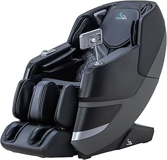 MassaMAX MT339 4D Massage Chair, Full Body Shiatsu Recliner with Auto Extendable Footrest, Zero Gravity, SL Track, Deep Yoga Stretch,15 Modes, AI Voice Control, Foot Rollers, and Heating (Deep Black)