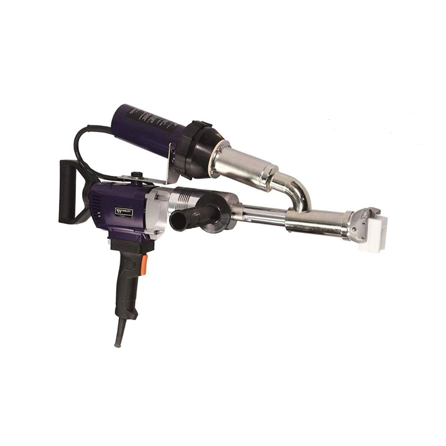 WELDY 3400W Handheld Plastic Extrusion Welding Machine kit Hot Air Plastic Welder Gun Vinyl Weld Extruder Welder Machine EX2 EX3 (EX2)