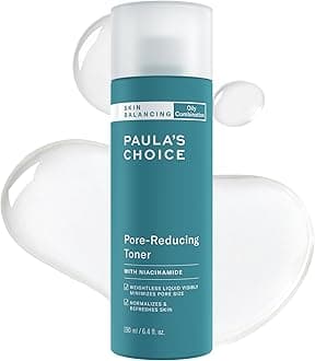 Paula's Choice SKIN BALANCING Pore-Reducing Face Toner with Niacinamide, for Oily Skin & Combination, Minimizes Large Pores, Controls Oil & Shine, Hydrates & Replenishes, Fragrance-Free