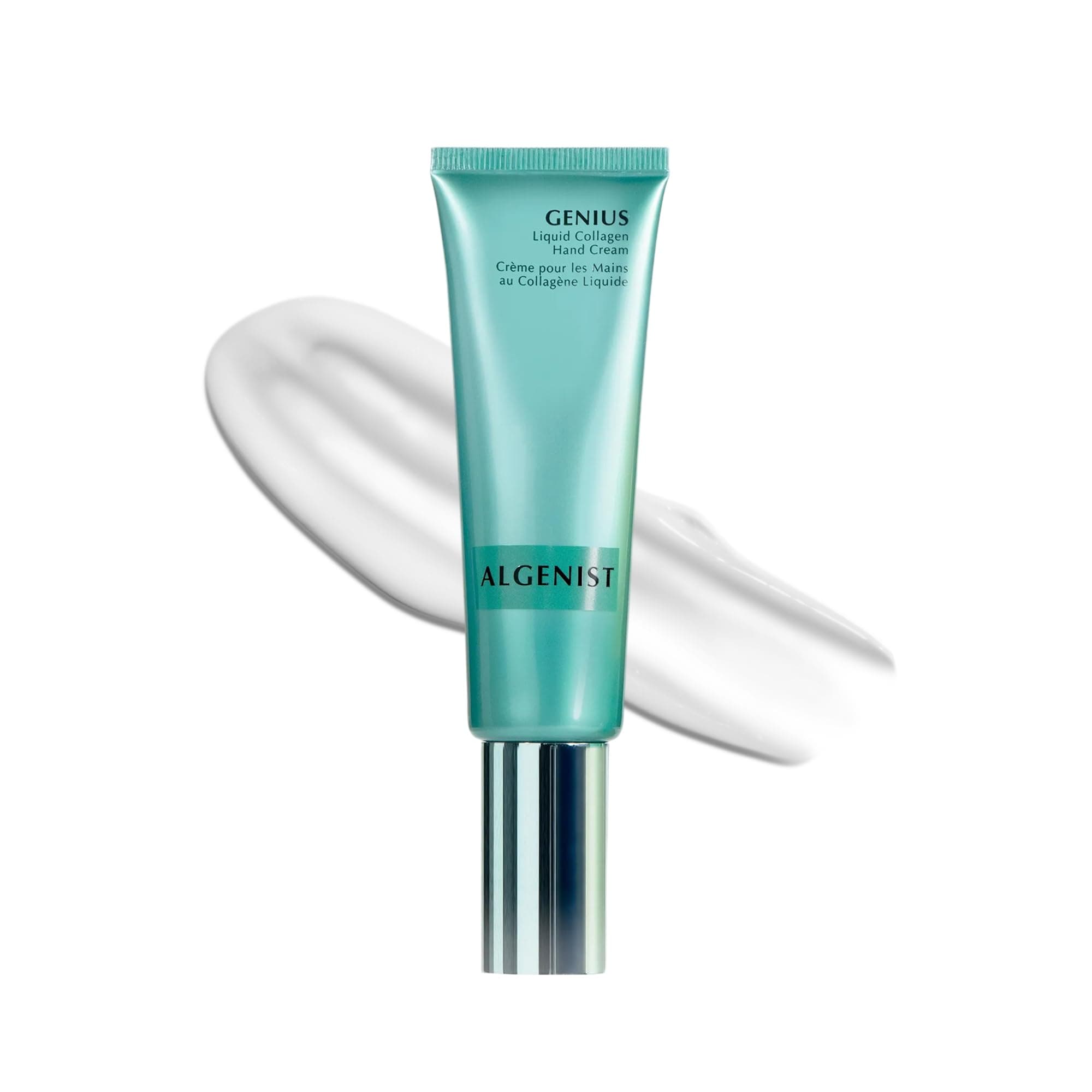 GENIUS Liquid Collagen Hand Cream - Advanced, Fast-Absorbing Moisturizer for Dry Hands with Active Vegan Collagen & Shea Butter - Non-Comedogenic & Hypoallergenic Skincare (50ml / 1.7oz)