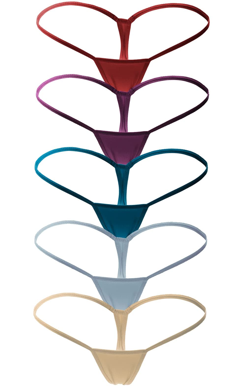 ETAOLINEWomen's Low Rise Micro Back G-string Thong Panty Underwear