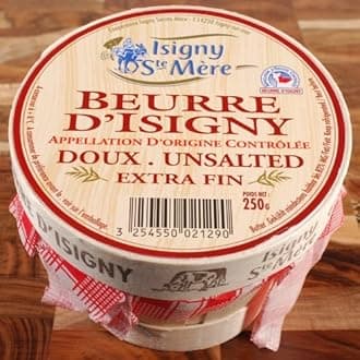 Beurre d'Isigny Butter In A Basket Extra Fin, Unsalted - 1 x 8.8 oz