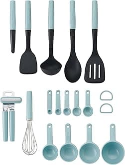 KitchenAid Universal Tool and Gadget Set, 16 Piece, Mineral Water